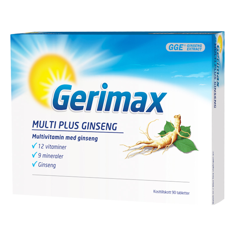 Kosttillskott "Multi Plus Ginseng" 90-pack - 60% rabatt