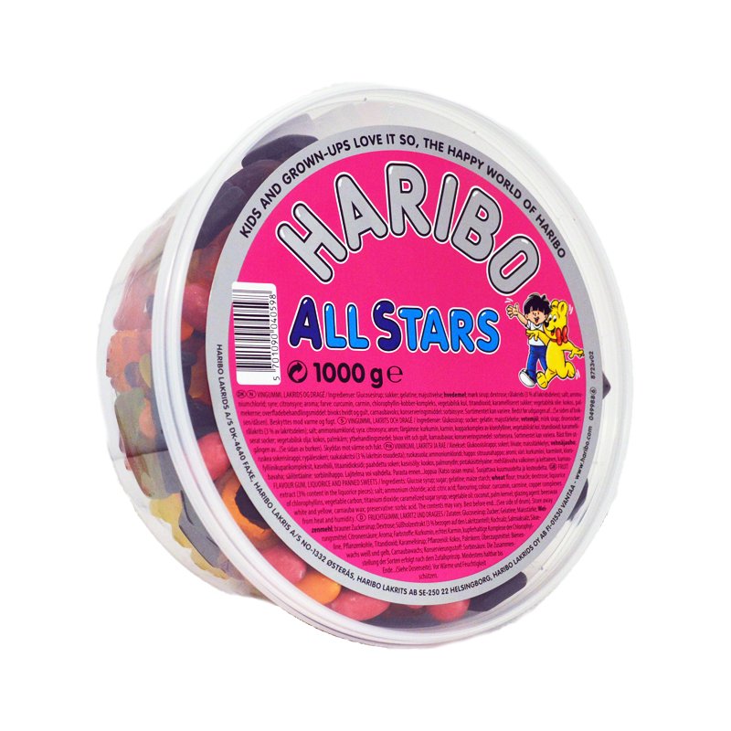 Godisblandning "All Stars" - 42% rabatt