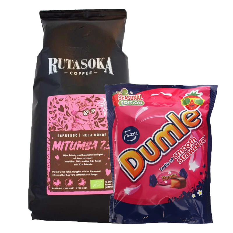 Kaffebönor + Dumle Jordgubb - 42% rabatt