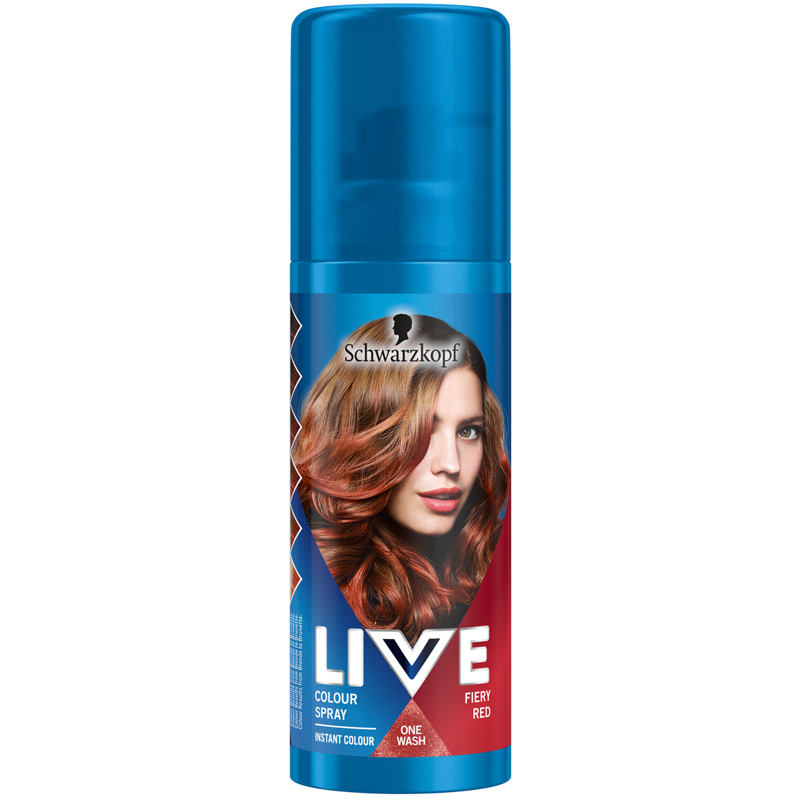 Färgspray "Color Spray Fiery Red" 120ml - 68% rabatt