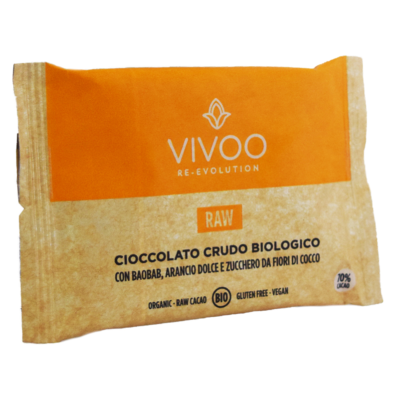 Råchokladkaka Baobab & Apelsin 30g - 50% rabatt