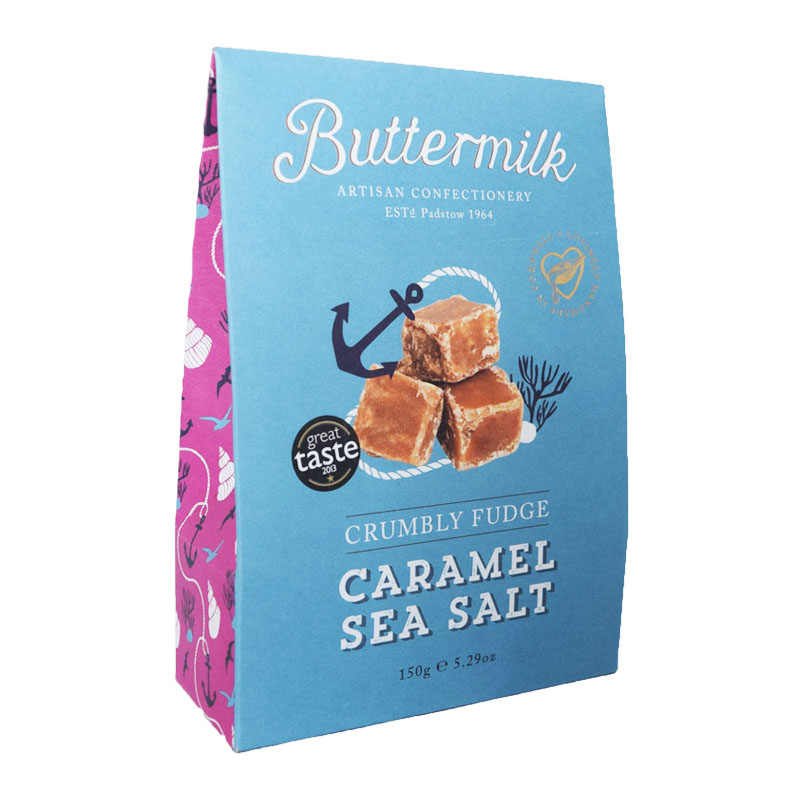 Godis Fudge "Caramel & Sea Salt" 150g - 72% rabatt