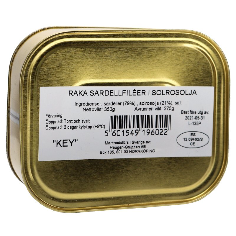 Sardeller I Solrosolja - 27% rabatt