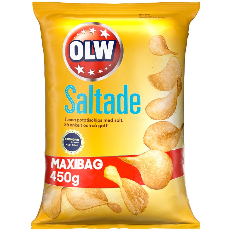 Chips Lättsaltade Maxibag - 37% rabatt