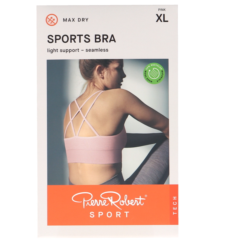 Sport-BH Light Pink Scent Stlk XL - 65% rabatt