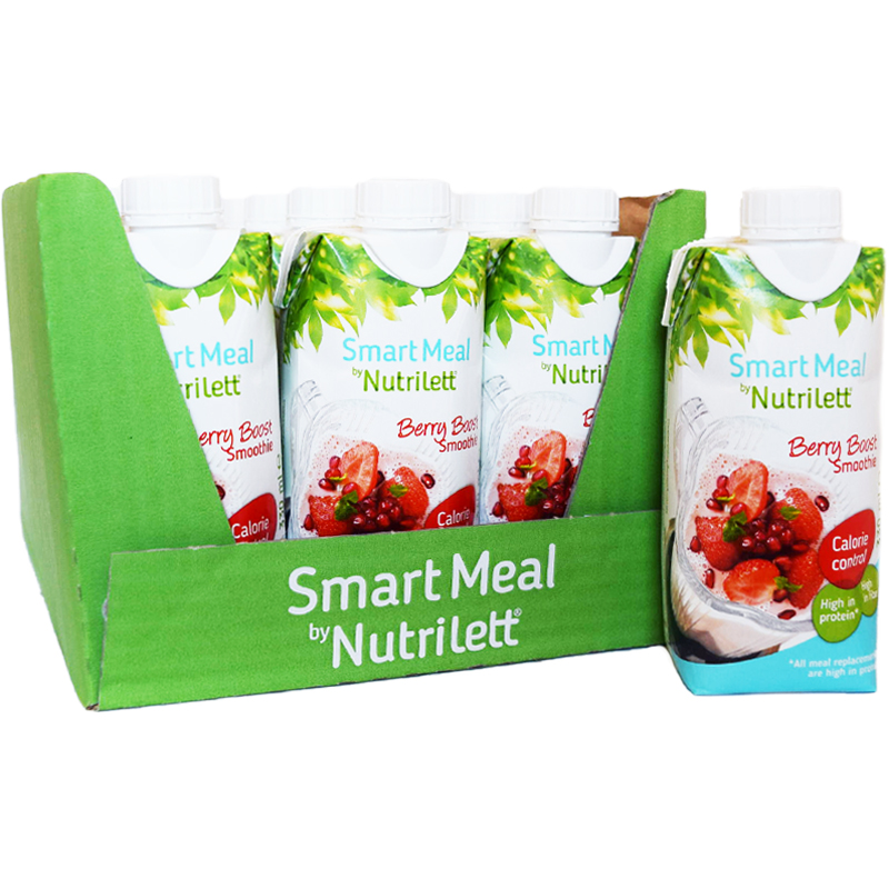 Hel Låda Måltidsersättning "Berry Boost" 12 x 330ml - 33% rabatt