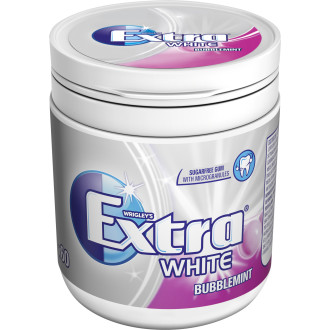 Extra Tuggummi White Bubblemint Burk 84g
