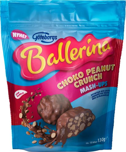 Ballerina Mash-ups Choko Peanut Crunch 130g