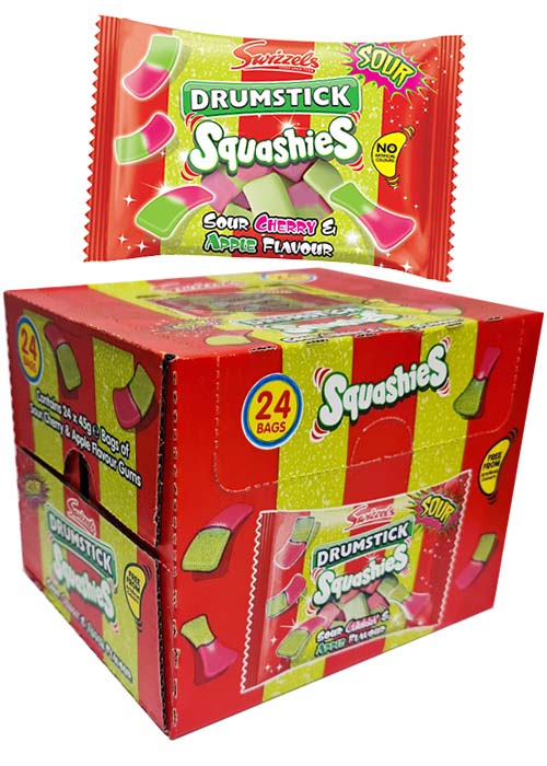 Squashies Cherry/Apple 45g x 24 st