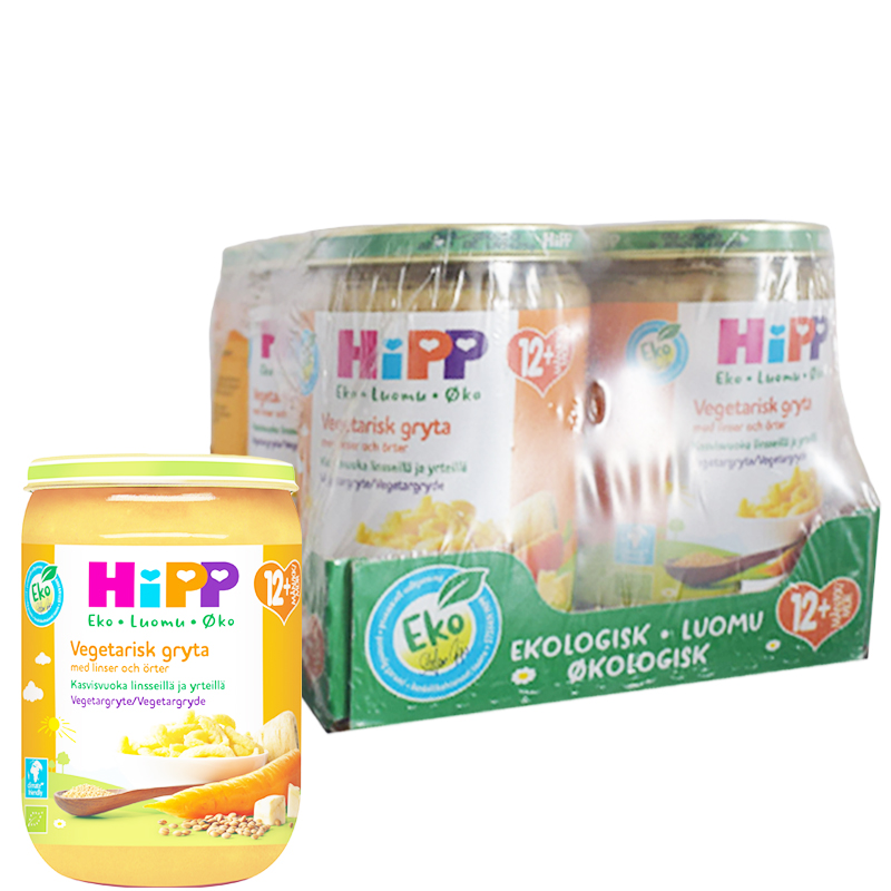 Eko Barnmat Vegetarisk Gryta 6-pack - 28% rabatt