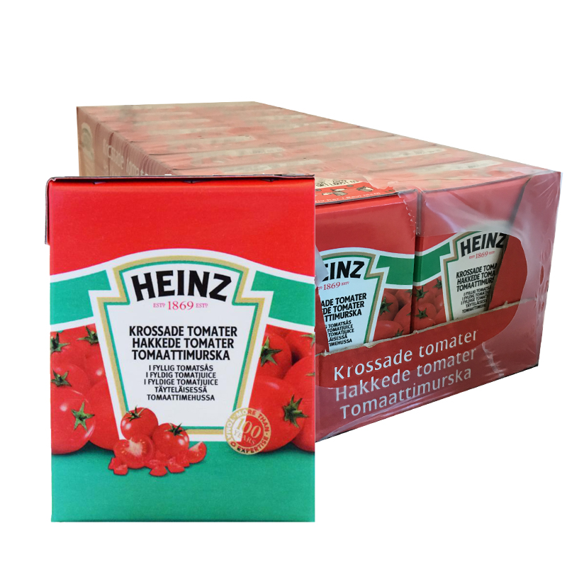 Hel låda Krossade Tomater 16 x 390g - 50% rabatt