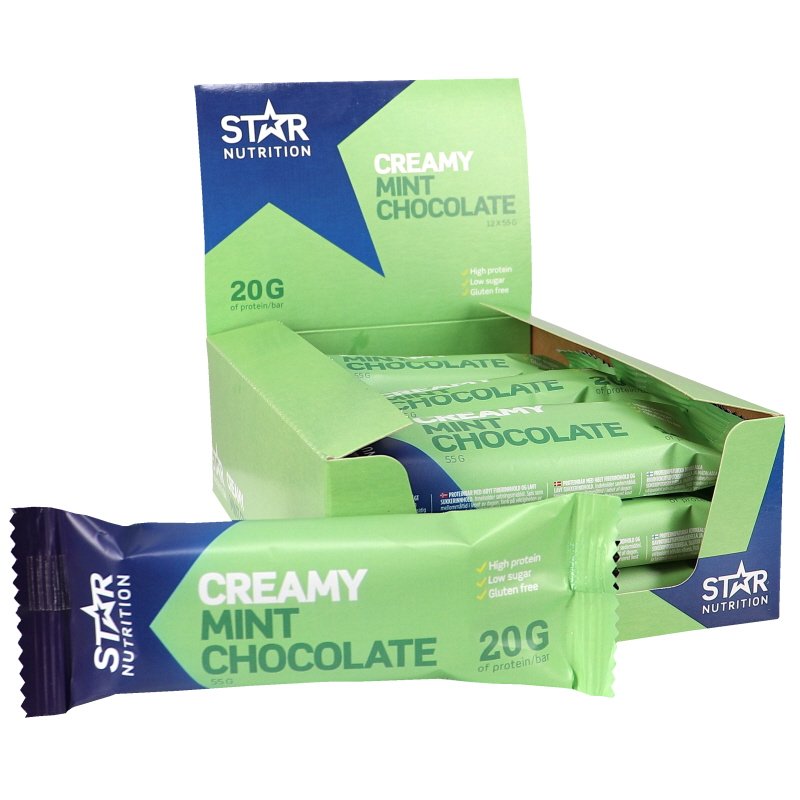 Hel Låda Proteinbars Mintchoklad 12-pack - 33% rabatt