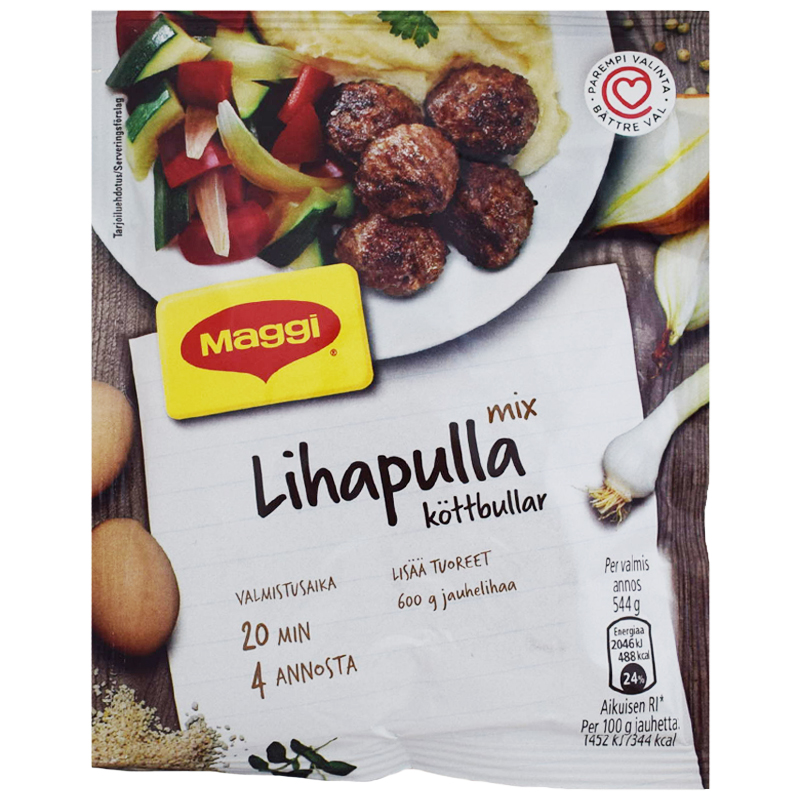 Matlagningsmix "Köttbullar" 90g - 23% rabatt