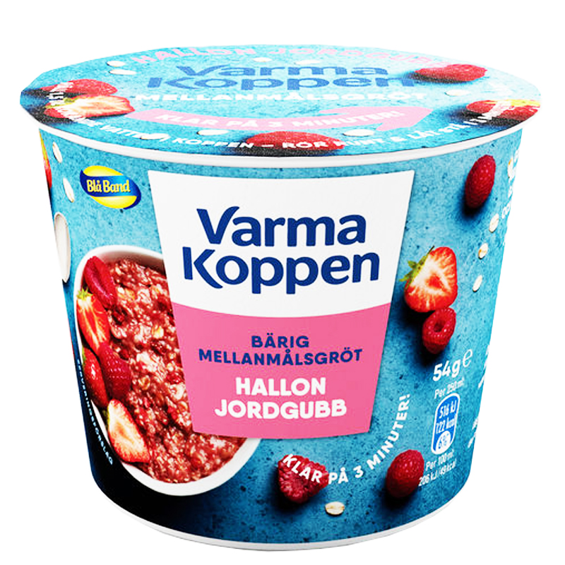 Mellanmålsgröt Jordgubb & Hallon - 23% rabatt