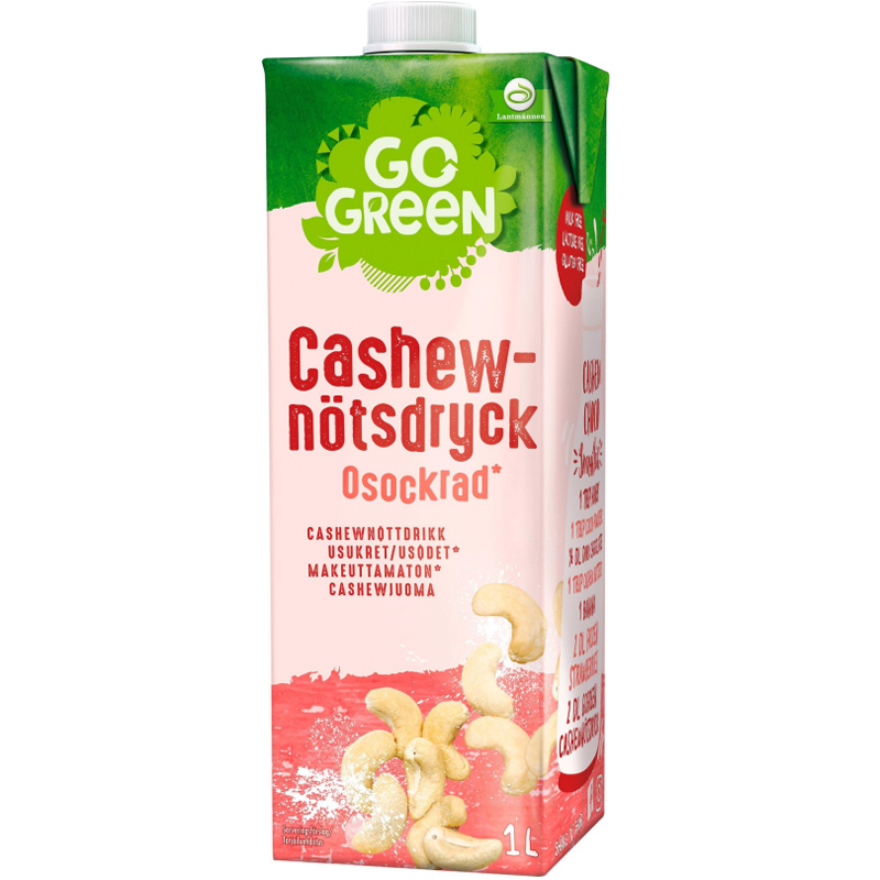 Cashewdryck Osockrad 1l - 25% rabatt