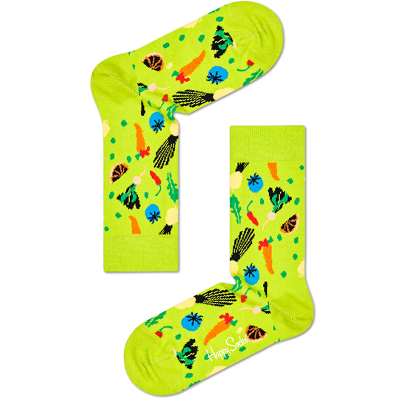 Vegetable Sock Gul Stl 41-46 - 40% rabatt