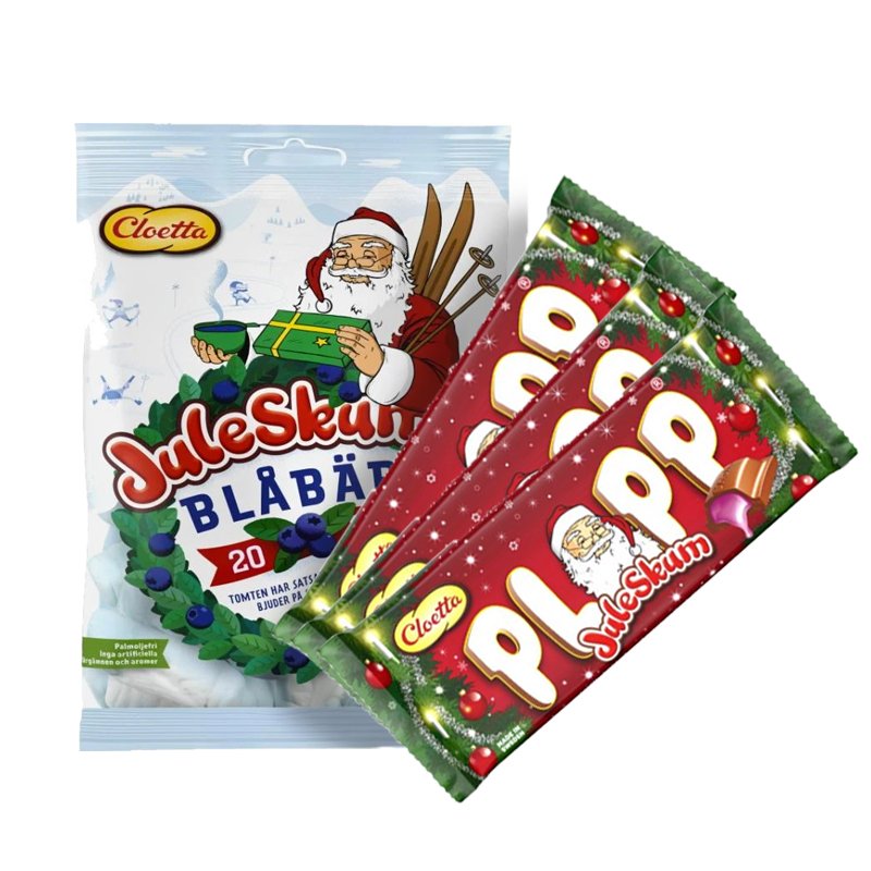 Plopp Juleskum & Juleskum Blåbär - 61% rabatt