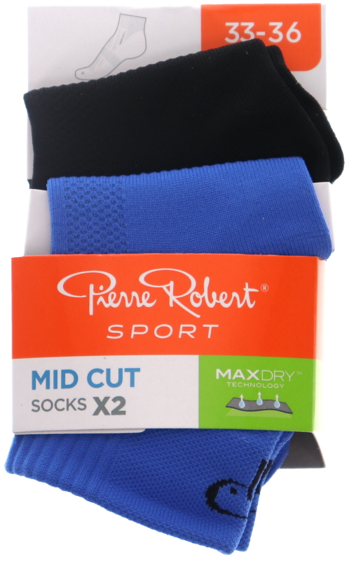 Sportstrumpor 2-pack, stl 33-36 - 76% rabatt
