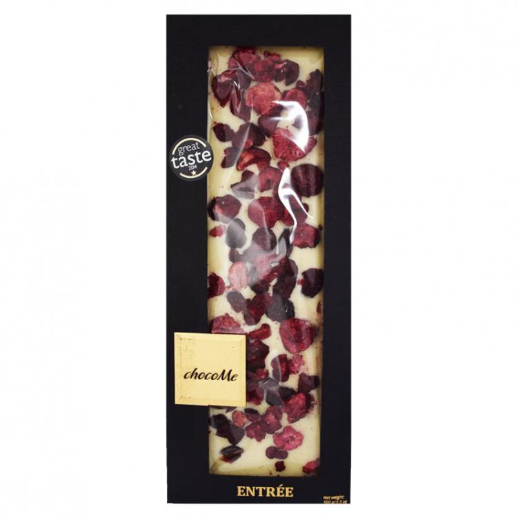 Vit Chokladkaka Tranbär, Hallon & Sura Körsbär 100g - 71% rabatt