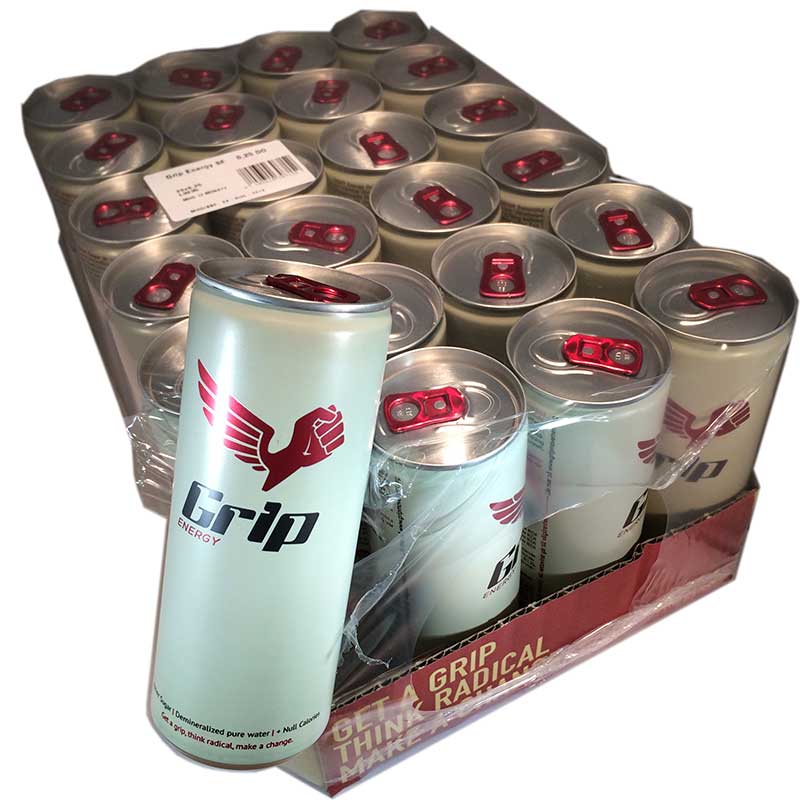Hel platta Grip energidryck - 40% rabatt