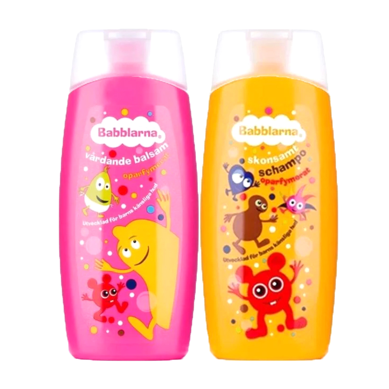 Babblarna Schampo + Balsam - 50% rabatt