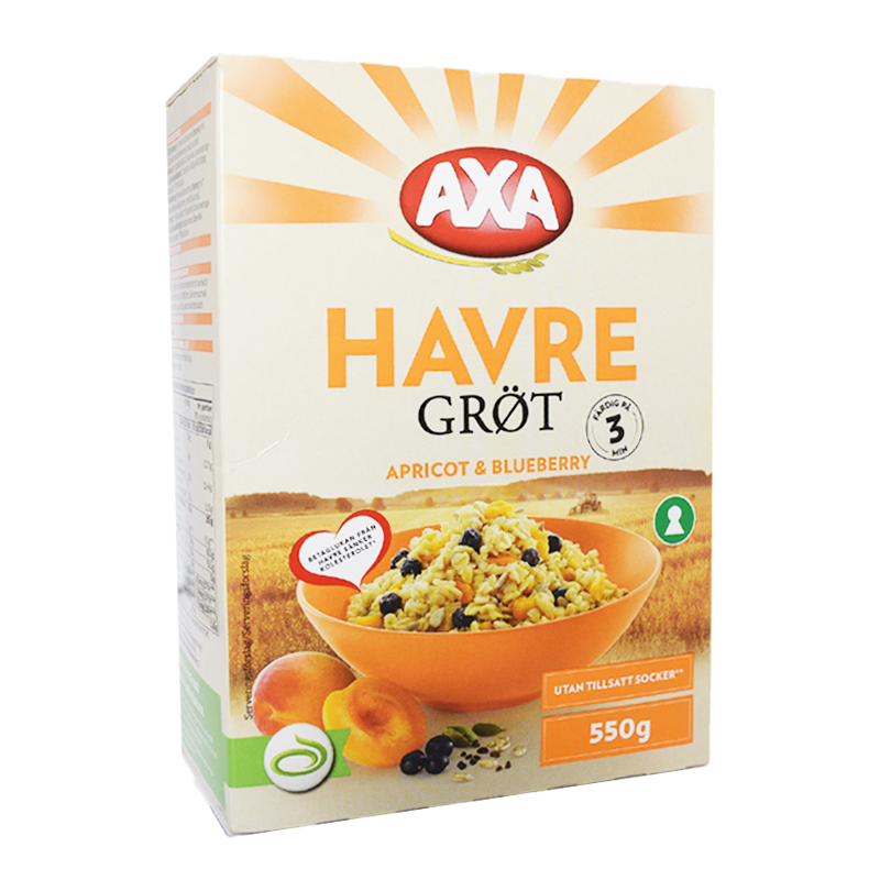 Havregröt Aprikos & Blåbär 550g - 75% rabatt
