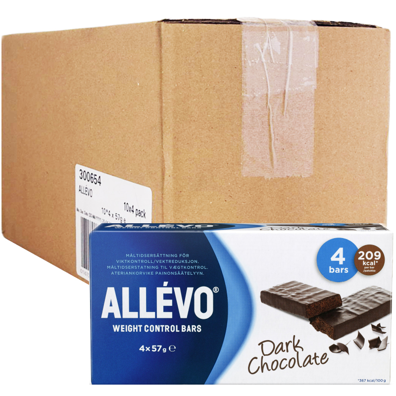 Hel Låda Mealbars ”Dark Chocolate” 40 x 57g - 74% rabatt