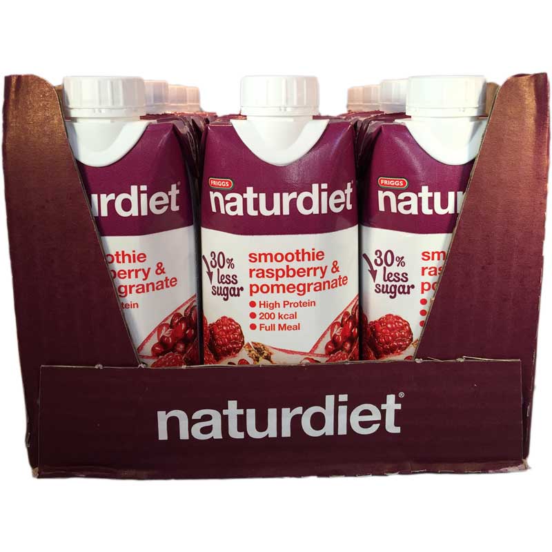 Hel platta Naturdiet Smoothie Hallon - 60% rabatt