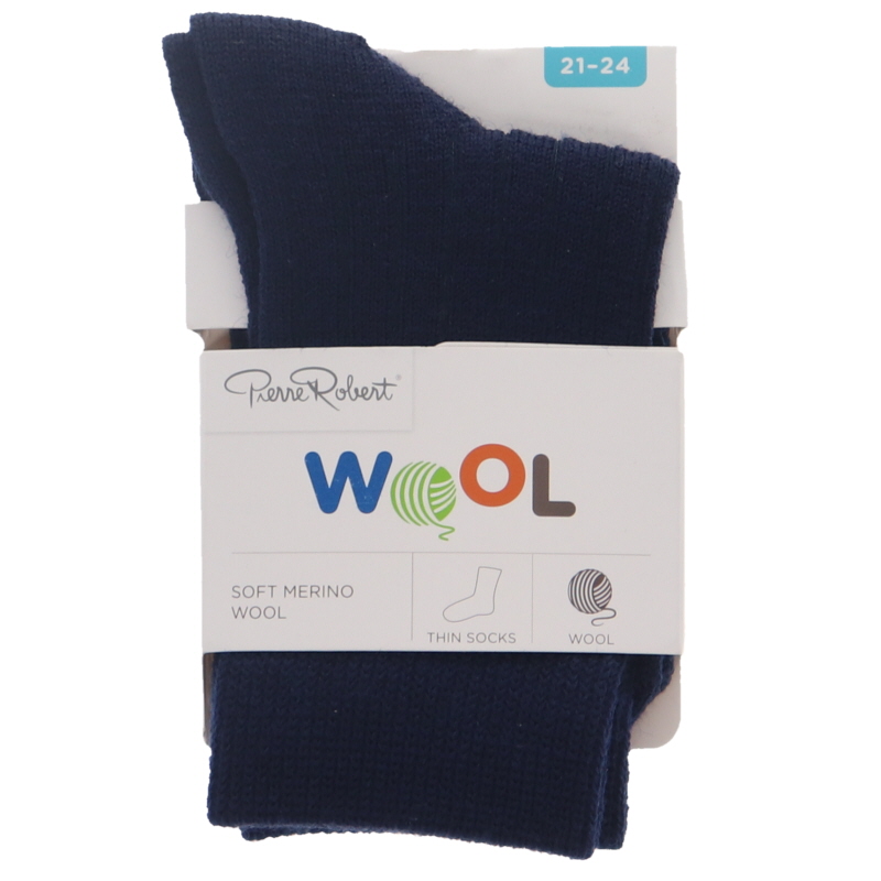 Ullstrumpor Navy Stl 21-24 - 45% rabatt
