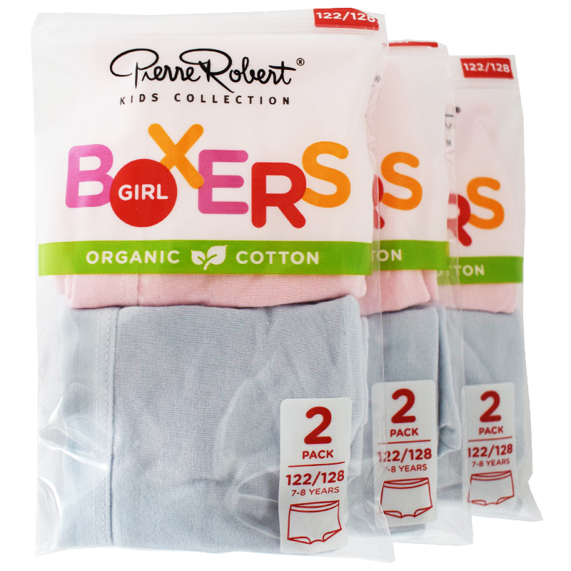 Trosor Boxer Barn 122-128 Blå & rosa 6-pack - 46% rabatt