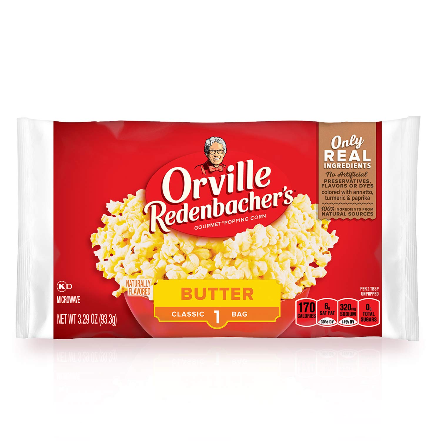 Orville Redenbachers Microwave Butter Popcorn 93.3g