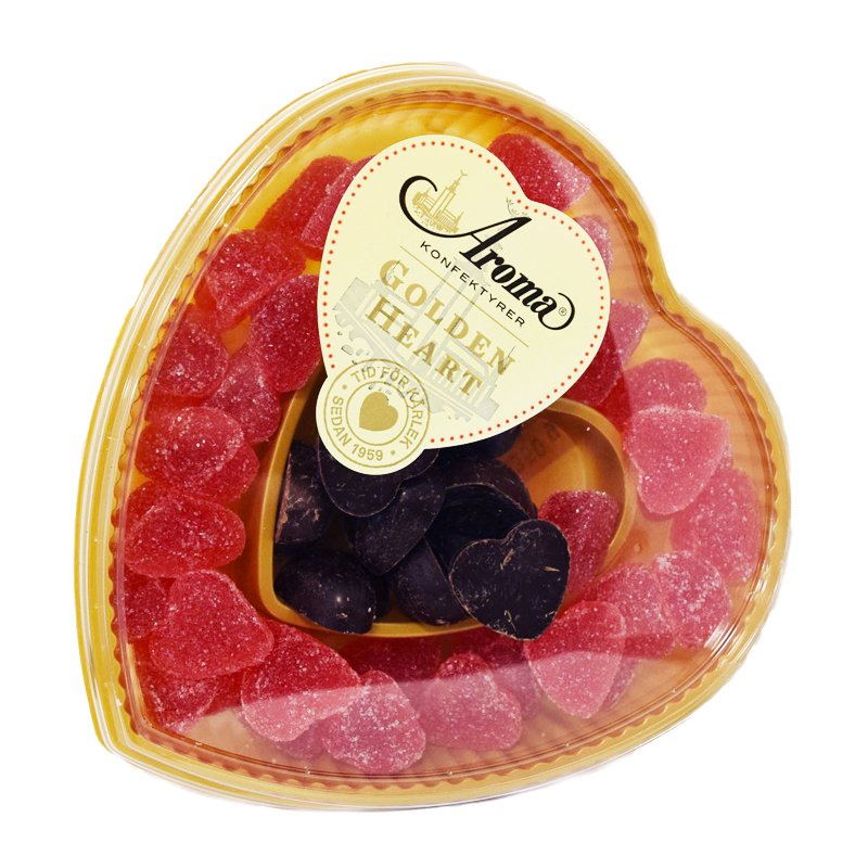 Godisask Gelé- & Chokladhjärtan - 23% rabatt