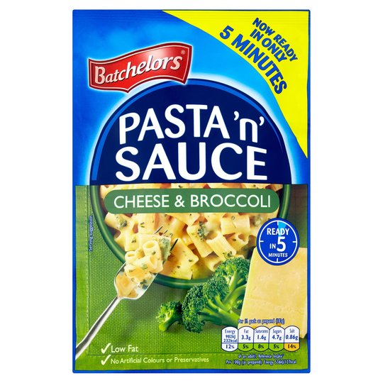 Batchelors Pasta N Sauce Cheese/broccoli 3-pack 297g
