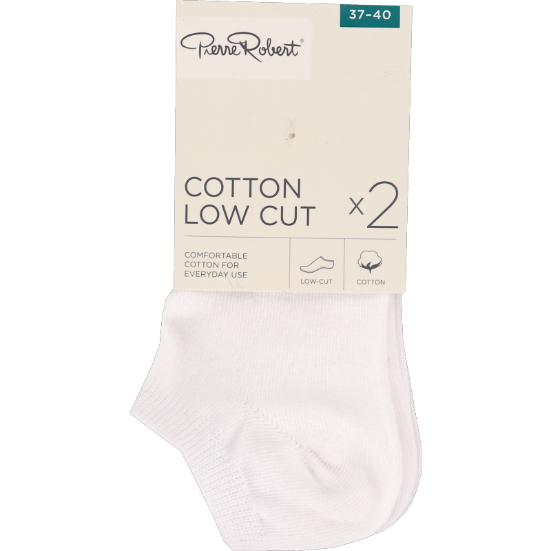 2-pack Strumpor Låga Vita Stlk 37-40 - 41% rabatt