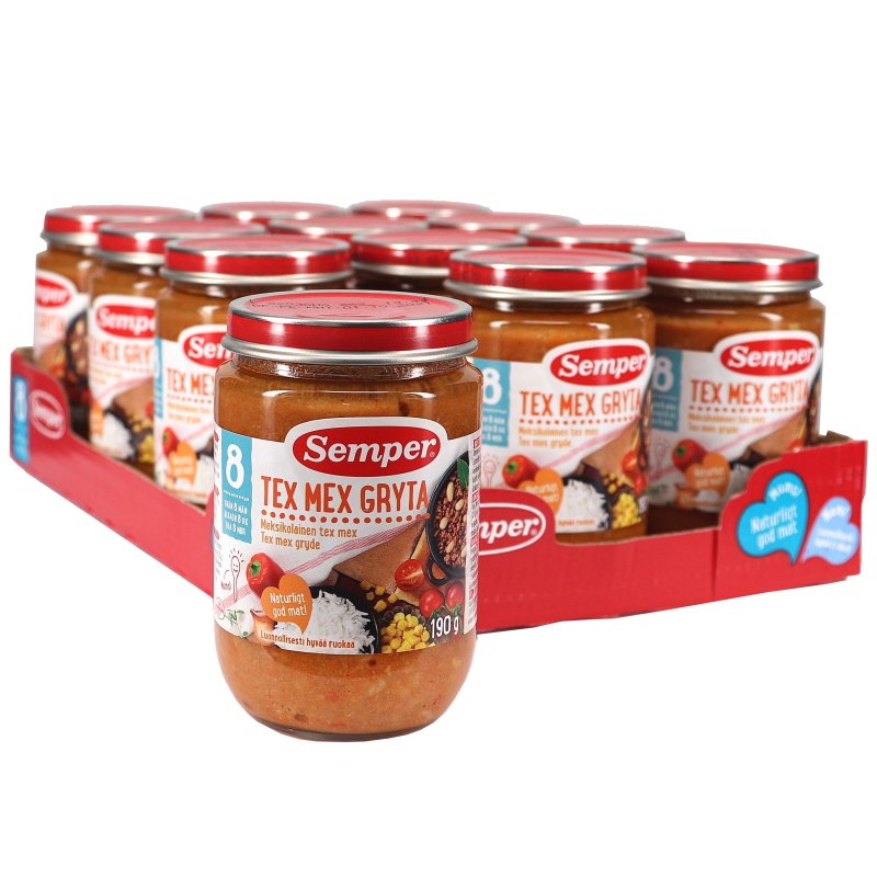 Tex Mex Gryta 8M 12-pack - 22% rabatt
