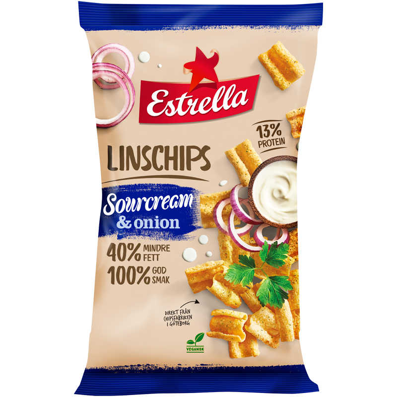 Linschips Sourcream & Onion - 15% rabatt