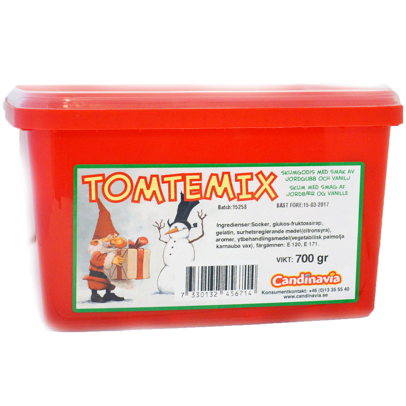 Tomtemix Jordgubb & Vanilj 700g - 30% rabatt