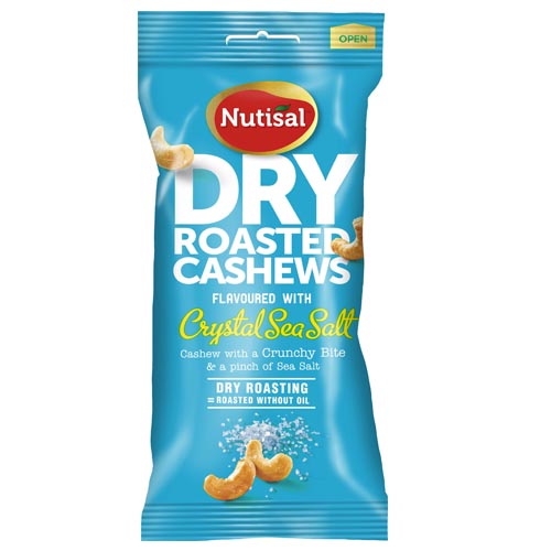 Roasted Cashew Crystal Sea Salt 60g x 14