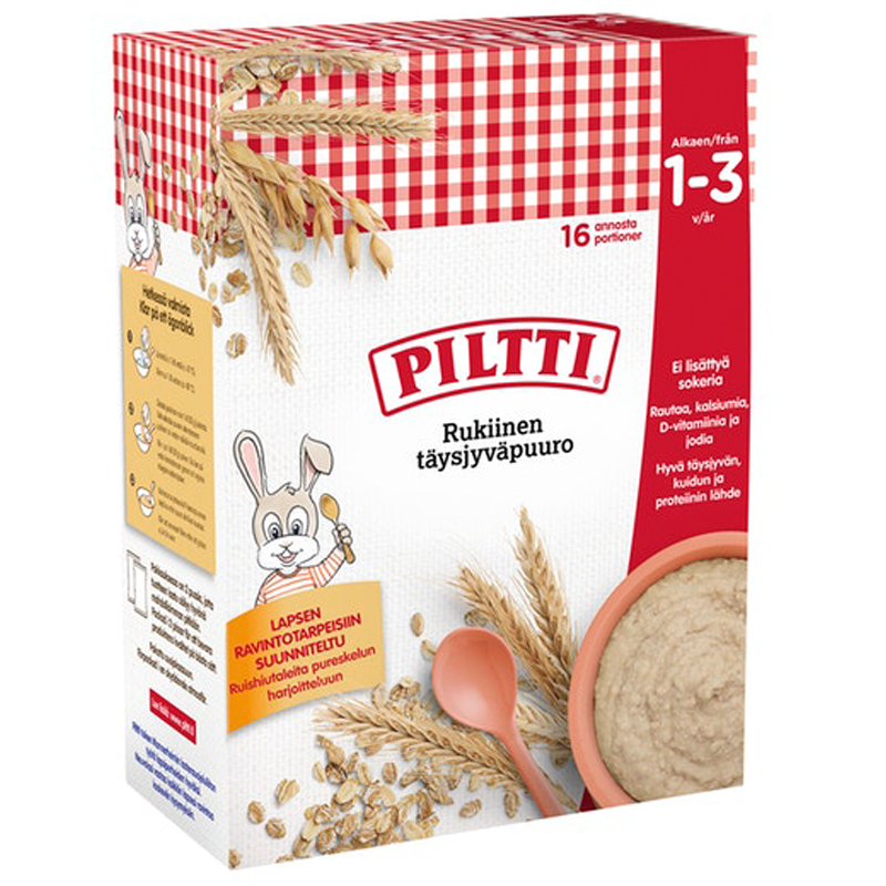 Fullkornsgröt 1-3 år - 24% rabatt
