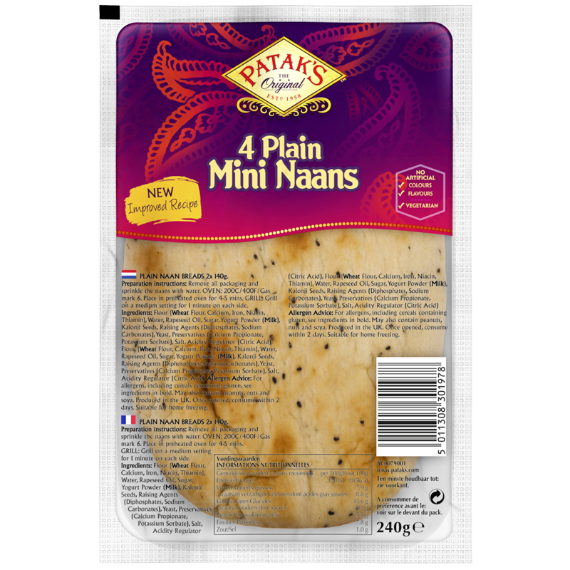 Naanbröd Mini - 44% rabatt