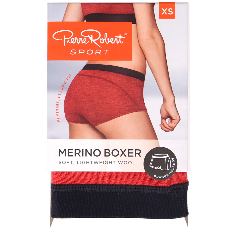 Träningstrosor Boxer Merinoull Orange Stlk XS - 74% rabatt