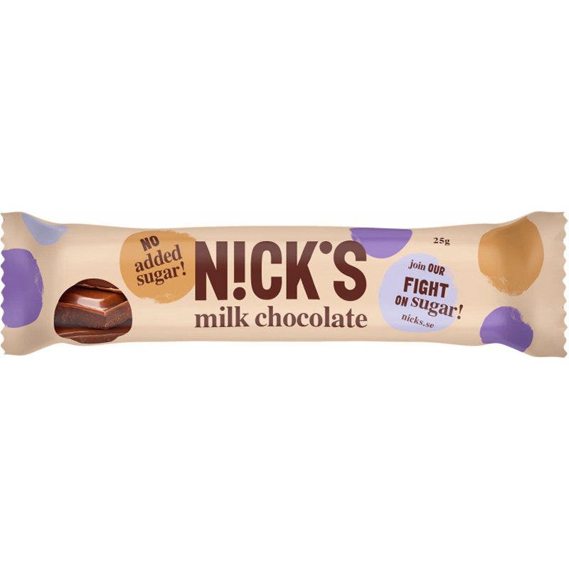 Mjölkchoklad Stevia 25g - 9% rabatt