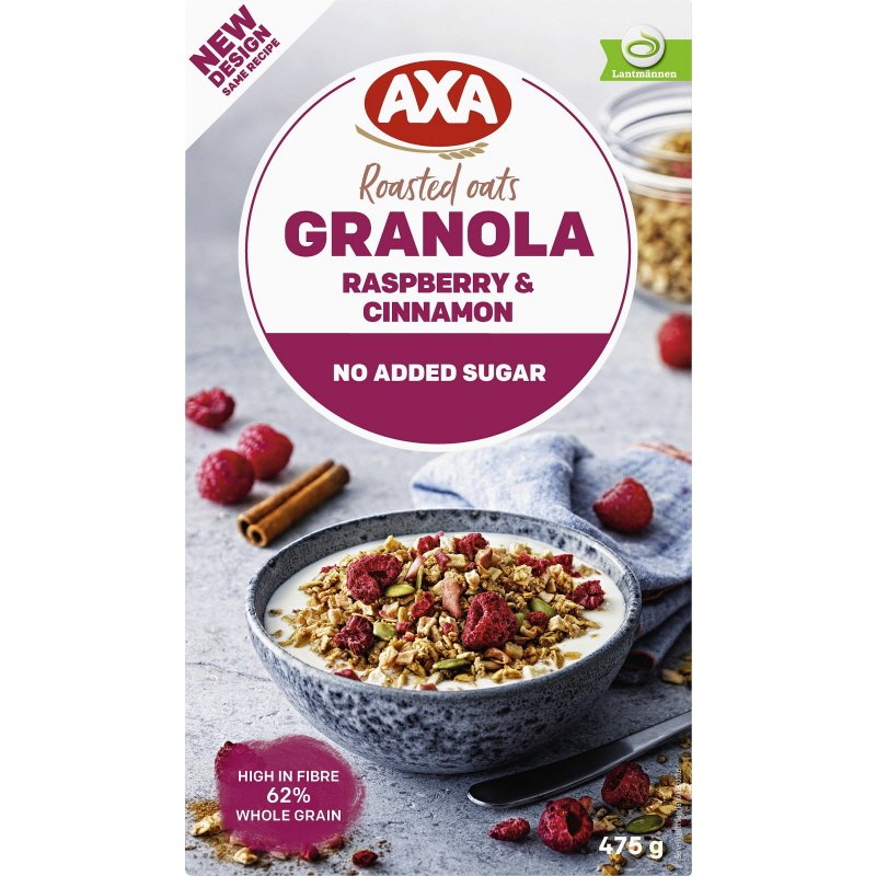 Granola Hallon & Kanel - 12% rabatt