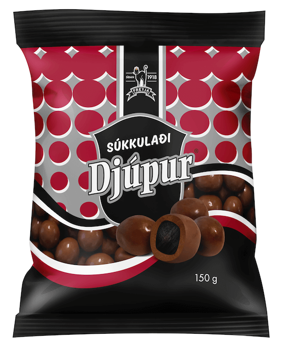 Súkkulaði Djupur 150g