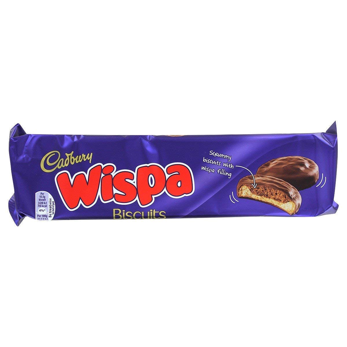 Cadbury Wispa Biscuits 124g