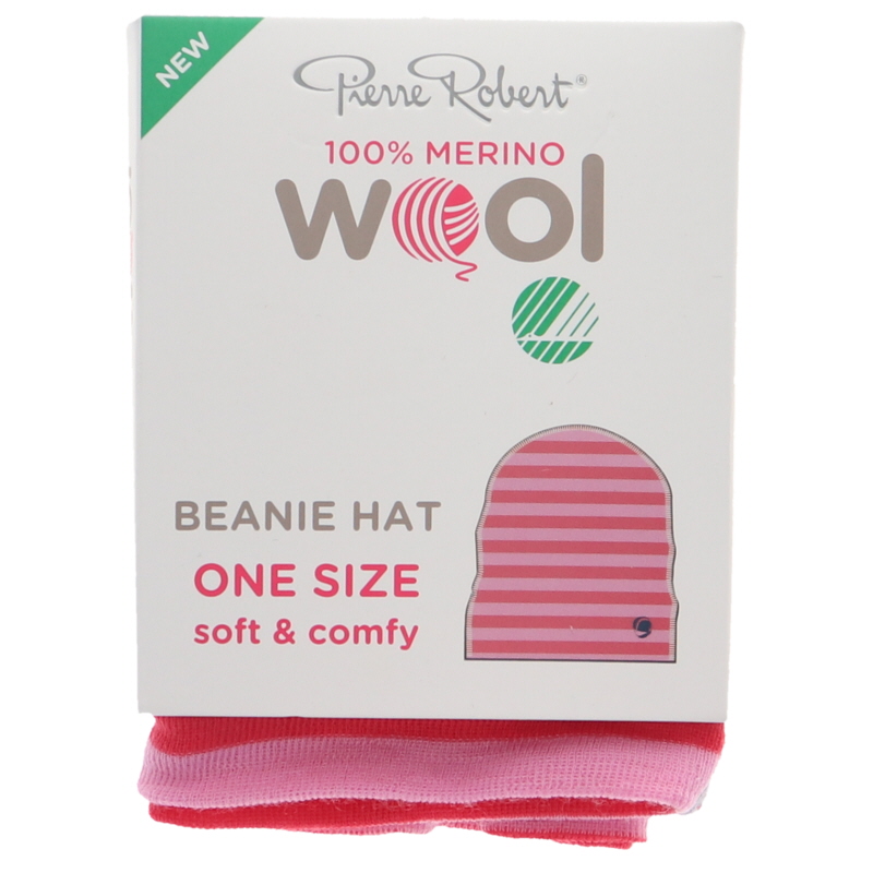Mössa Rosa Randig One Size - 67% rabatt