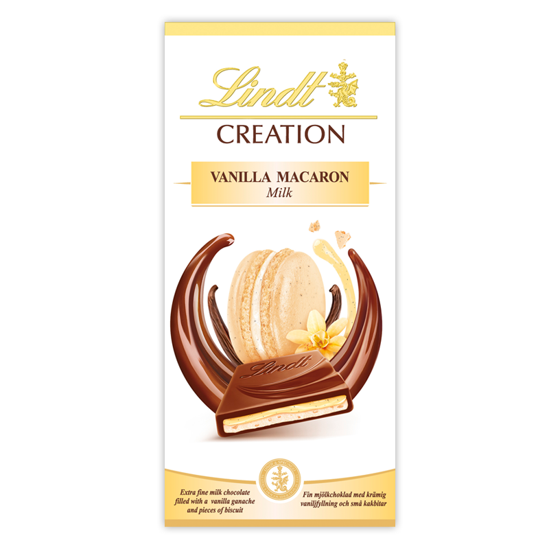 Mjölkchoklad "Vanilla Macron" 140g - 37% rabatt