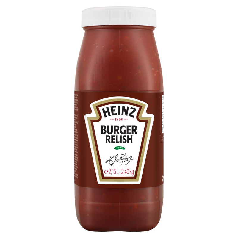 Tomatsås "Burger Relish" 2,4kg - 78% rabatt