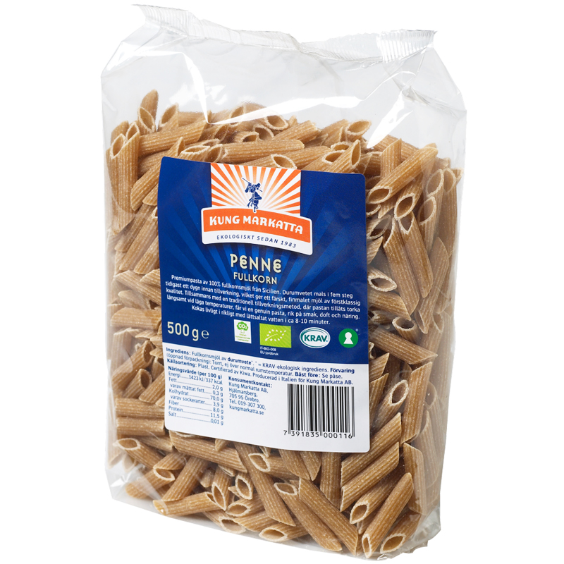 Eko Pasta Penne Fullkorn 500g - 15% rabatt