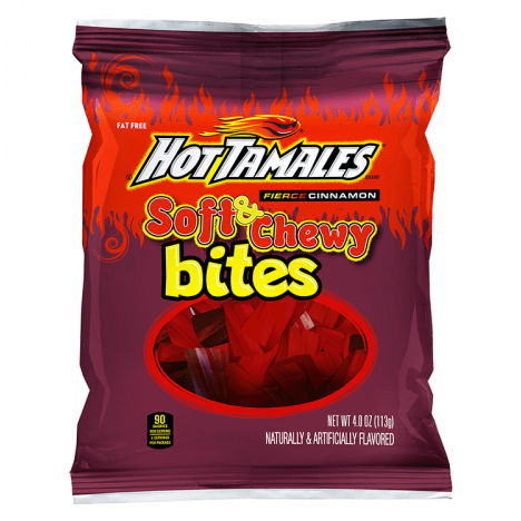 Hot Tamales Soft & Chewy Bites 113g